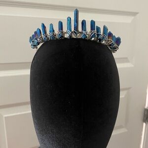 Crystal crown headband festival rave mermaid